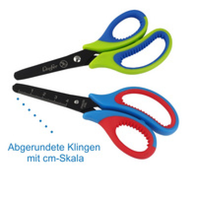 Läufer Ciseaux ergonomiques, longueur: 130 mm, rouge/noir