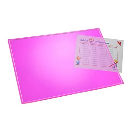 Läufer Sous-main DURELLA TRANSLUCIDE FLUO, rose