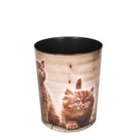 Läufer Corbeille à papier "chats fouineurs"