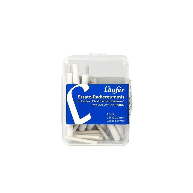 Laufer 69608 gomme à effacer Plastique Blanc 50 pièce(s)