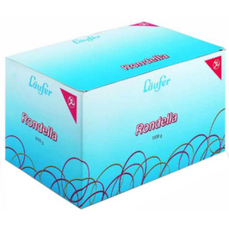 Läufer Bracelets élastiques RONDELLA, 100 mm, 500 g, rouge