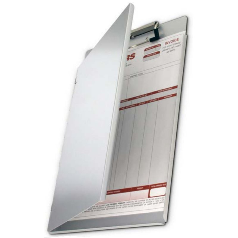 Läufer Porte-bloc pour documents, aluminium, ouverture