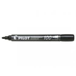 PILOT Marqueur permanent 100, pointe ogive, noir