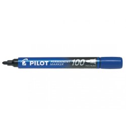 PILOT Marqueur permanent 100, pointe ogive, bleu