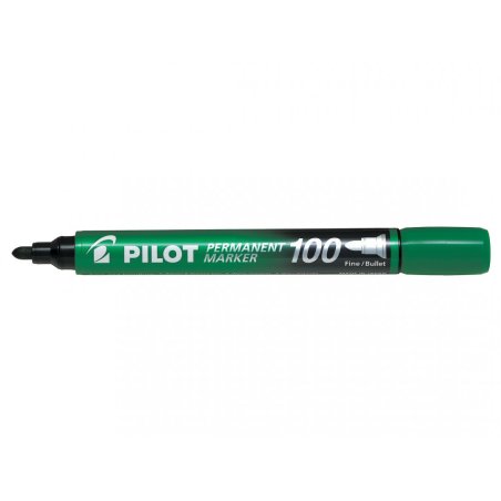 PILOT Marqueur permanent 100, pointe ogive, vert