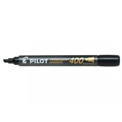 PILOT Marqueur permanent 400, pointe biseautée, noir