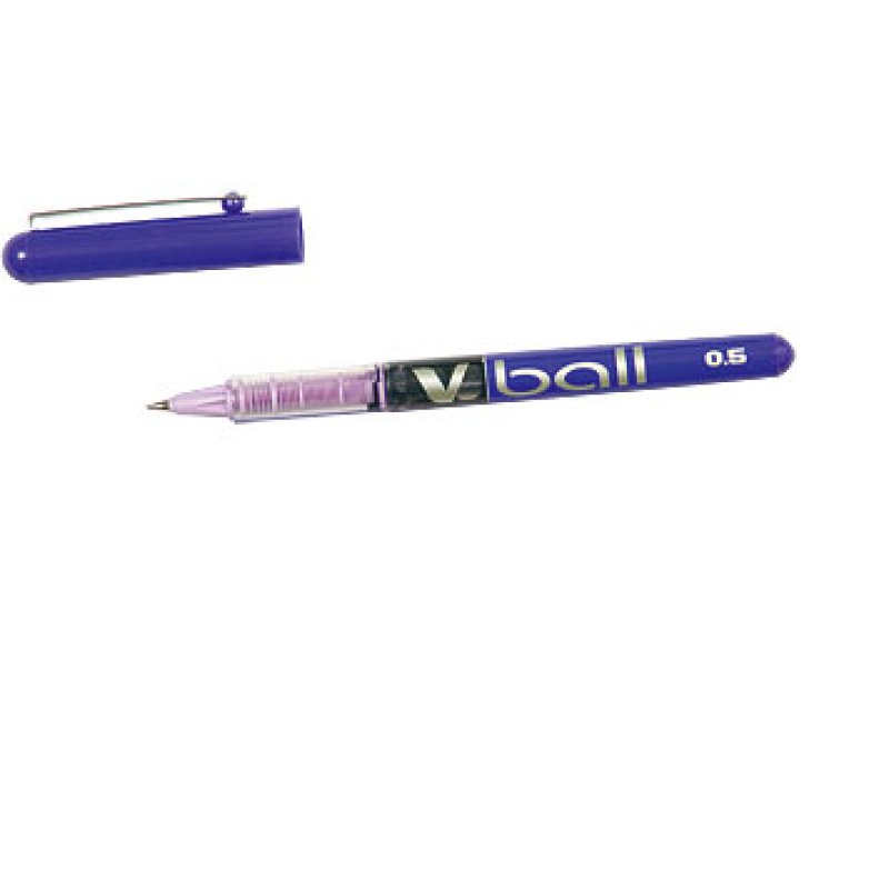 PILOT Stylo roller V Ball VB 5, pointe métal, violet