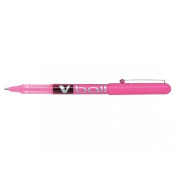 PILOT Stylo roller V Ball VB 5, pointe métal, rose