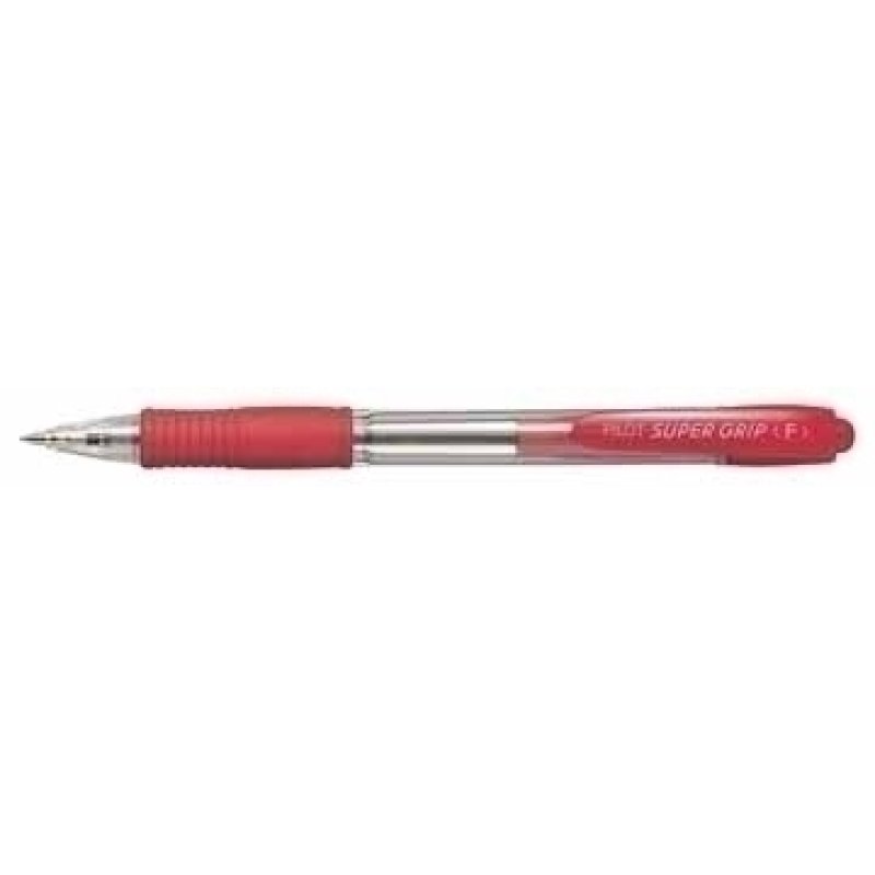 PILOT Stylo à bille rétractable SUPER GRIP G, rouge