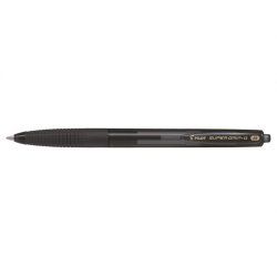 Pilot Super Grip G Black Clip-on retractable ballpoint pen Medium
