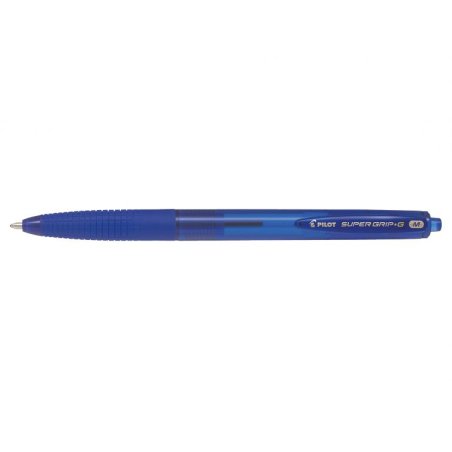 PILOT Stylo à bille rétractable SUPER GRIP G, bleu