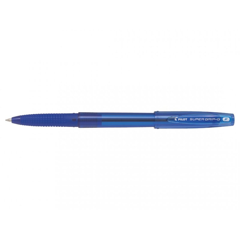 PILOT Stylo à bille SUPER GRIP G, avec capuchon, bleu