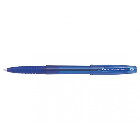 PILOT Stylo à bille SUPER GRIP G, avec capuchon, bleu