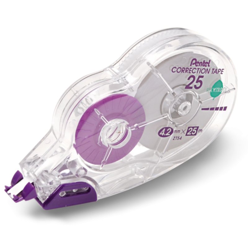 Pentel ZT54PB correction tape 25 m White 12 pc(s)