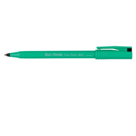 Pentel roller encre Ball Pentel R50, Recycology, noir