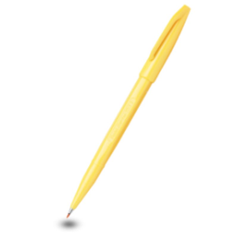 PentelArts Stylo feutre Sign Pen S520, jaune