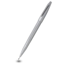 PentelArts Stylo feutre Sign Pen S520, gris argenté