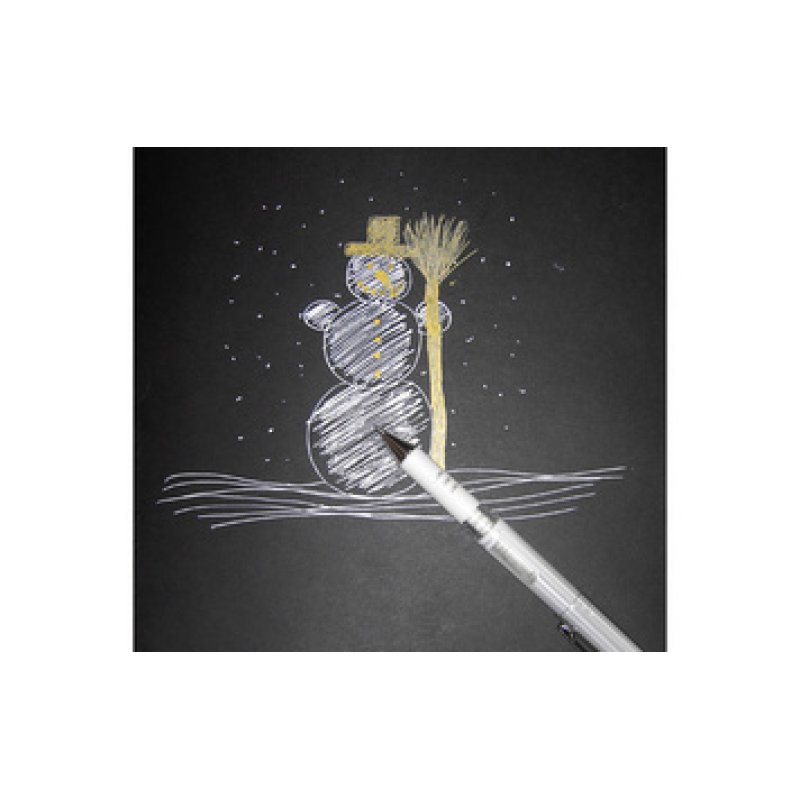 Pentel Stylo roller à encre gel K230M, or