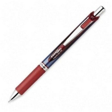 Pentel Energel XM Klick Stylo à bille retractable avec clip Rouge 12 pièce(s)