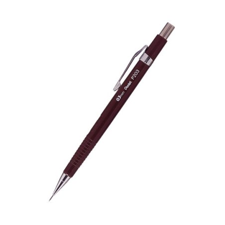 Pentel Porte-mines P203, diamètre de mines: 0,3 mm, marron
