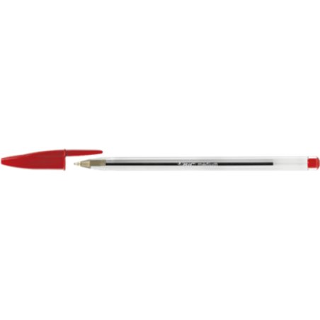 BIC Stylo à bille Cristal Original, rouge