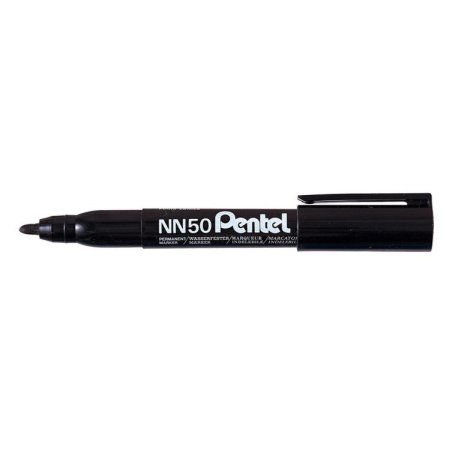 Pentel Marqueur permanent GREEN-LABEL NN50, noir