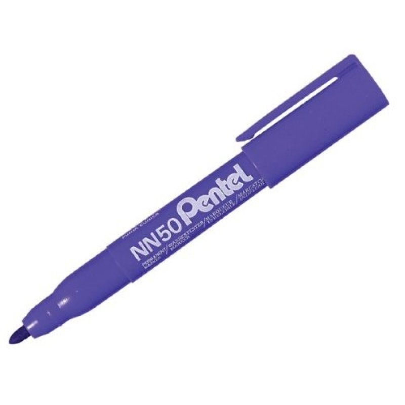 Pentel Marqueur permanent GREEN-LABEL NN50, bleu