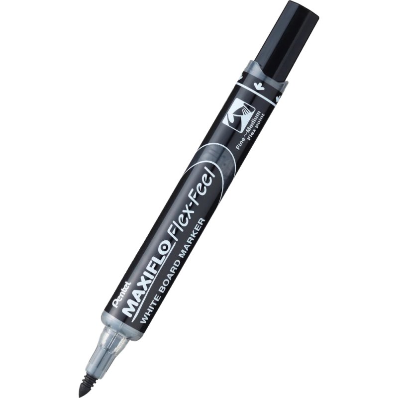 Pentel MWL5SBF-AX marqueur 12 pièce(s) Pointe du marqueur Noir