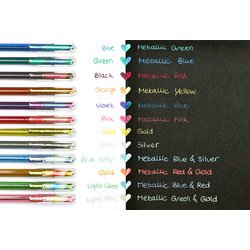 Pentel Hybrid Stylo roller "Dual Pen", gris bleuté/bleu