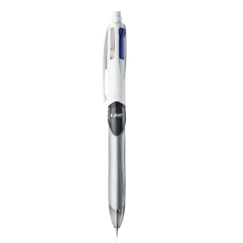 BIC Stylo à bille rétractable 4 Colours 3 1 HB