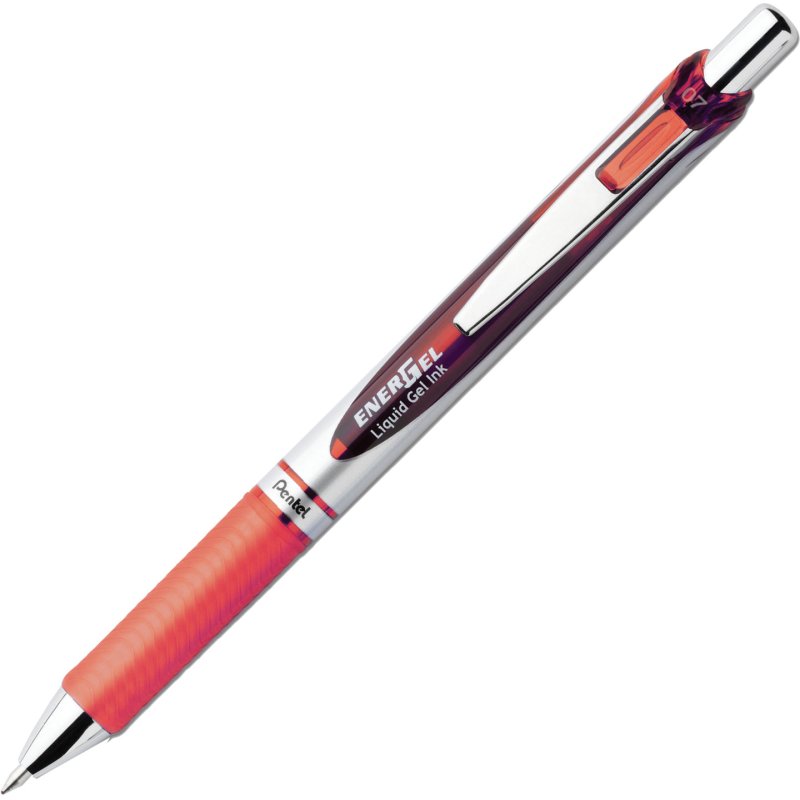 Pentel Stylo roller à encre gel EnerGel XmRT, set de 4