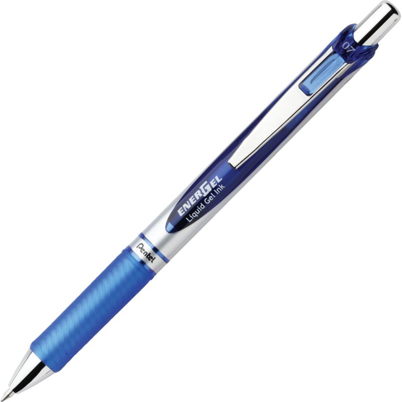 Pentel Stylo roller à encre gel EnerGel XmRT, set de 4