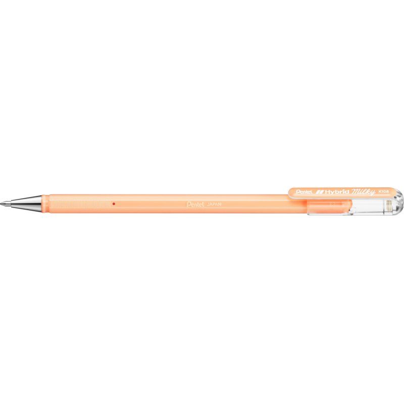 Pentel Hybrid Milky Capped gel pen Orange 12 pc(s)