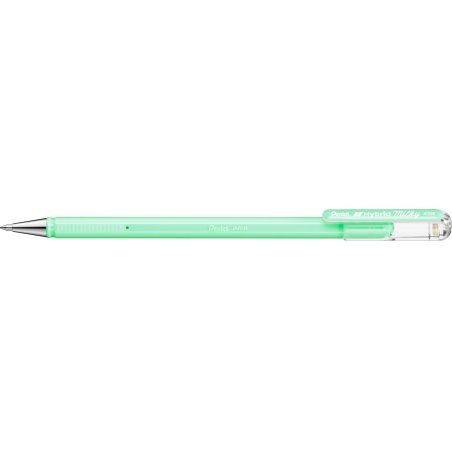 Pentel Hybrid Milky Capped gel pen Green 12 pc(s)