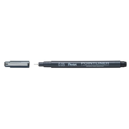 Pentel Pointliner Noir Stylo à bille 12 pièce(s)