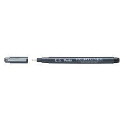 Pentel Pointliner Noir Stylo à bille 12 pièce(s)