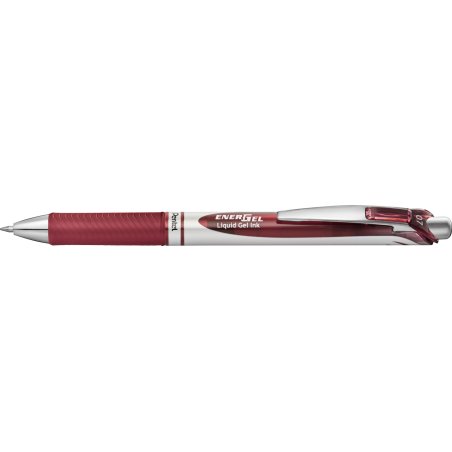 Pentel Stylo roller encre gel Energel BL77, bordeaux