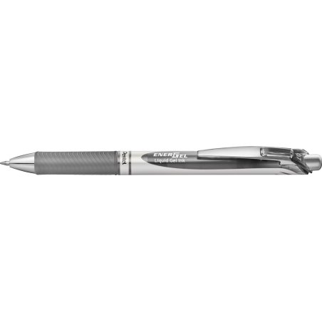 Pentel Energel BL77 Grey Clip-on retractable ballpoint pen 1 pc(s)