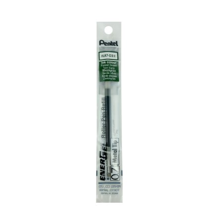 Pentel Recharge pour stylo roller gel LR7, vert foncé