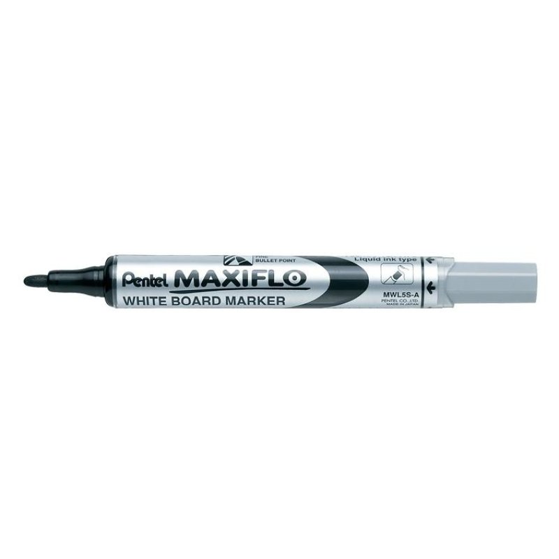 Pentel Maxiflo marker 12 pc(s) Bullet tip Black