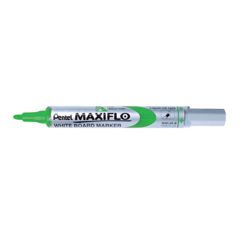 Pentel Marqueur pour tableau blanc MAXIFLO MWL5S, vert
