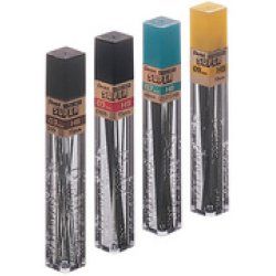 Pentel Etui mines HI-POLYMER SUPER, gradation: 4H