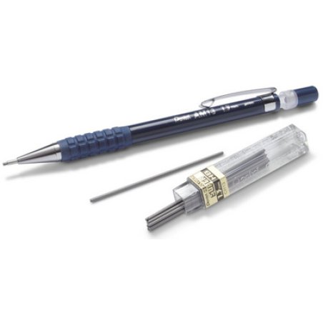 Pentel Porte-mines AM13, épaisseur mine: 1,3 mm, bleu foncé