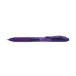 Pentel Stylo roller à encre gel EnerGel-X BL107, violet