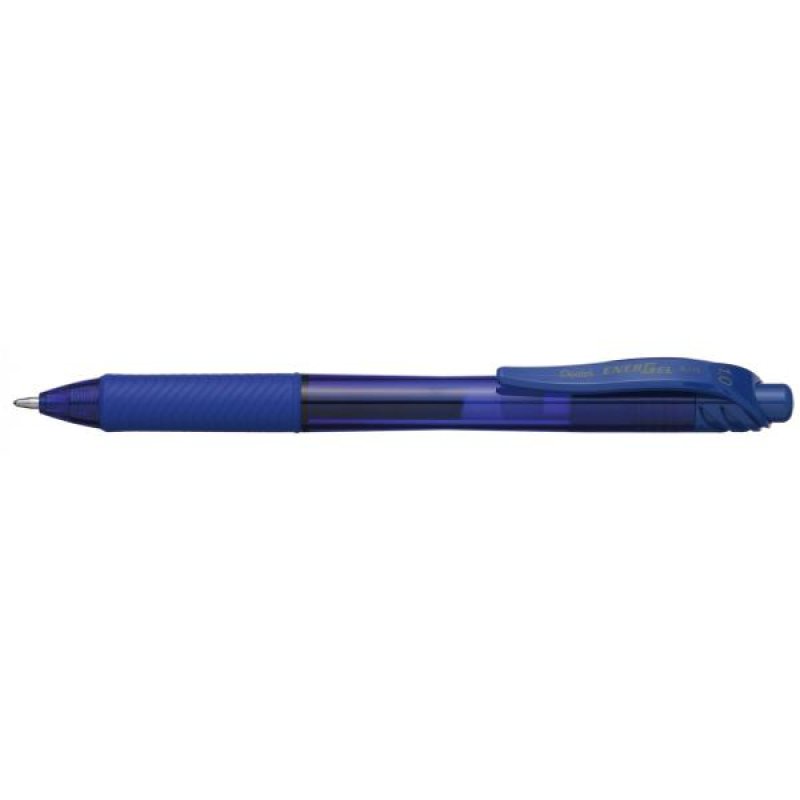 Pentel Energel X 1.0 Stylo à bille retractable avec clip Bleu 1 pièce(s)