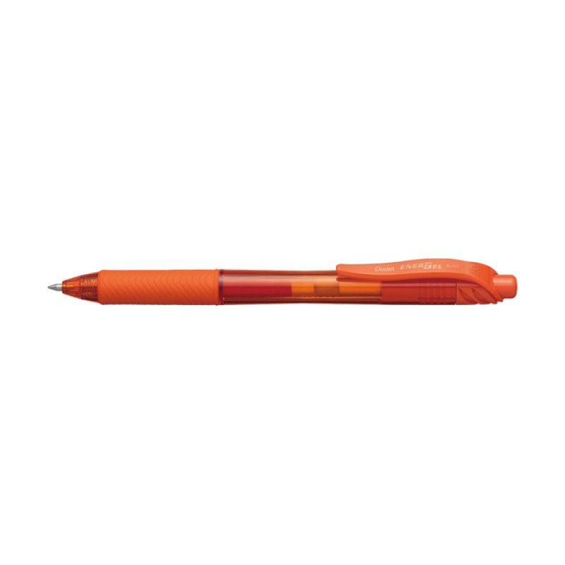 Pentel Stylo roller à encre gel EnerGel-X BL107, orange