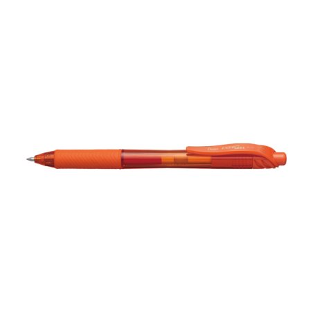 Pentel EnerGel X Stylo à bille retractable avec clip Orange