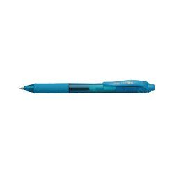 Pentel EnerGel X Stylo à bille retractable avec clip Bleu