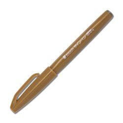 PentelArts Stylo feutre Brush Sign Pen SES 15, ocre