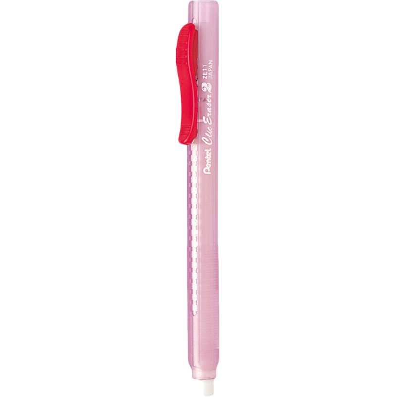 Pentel ZE11T-B eraser Red, Transparent, White 1 pc(s)